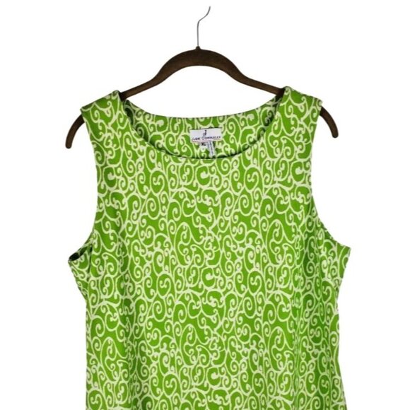 Jude Connally Green Swirl Jude Cloth Sleeveless Beth Dress SIZE-XL - Picture 5 of 5